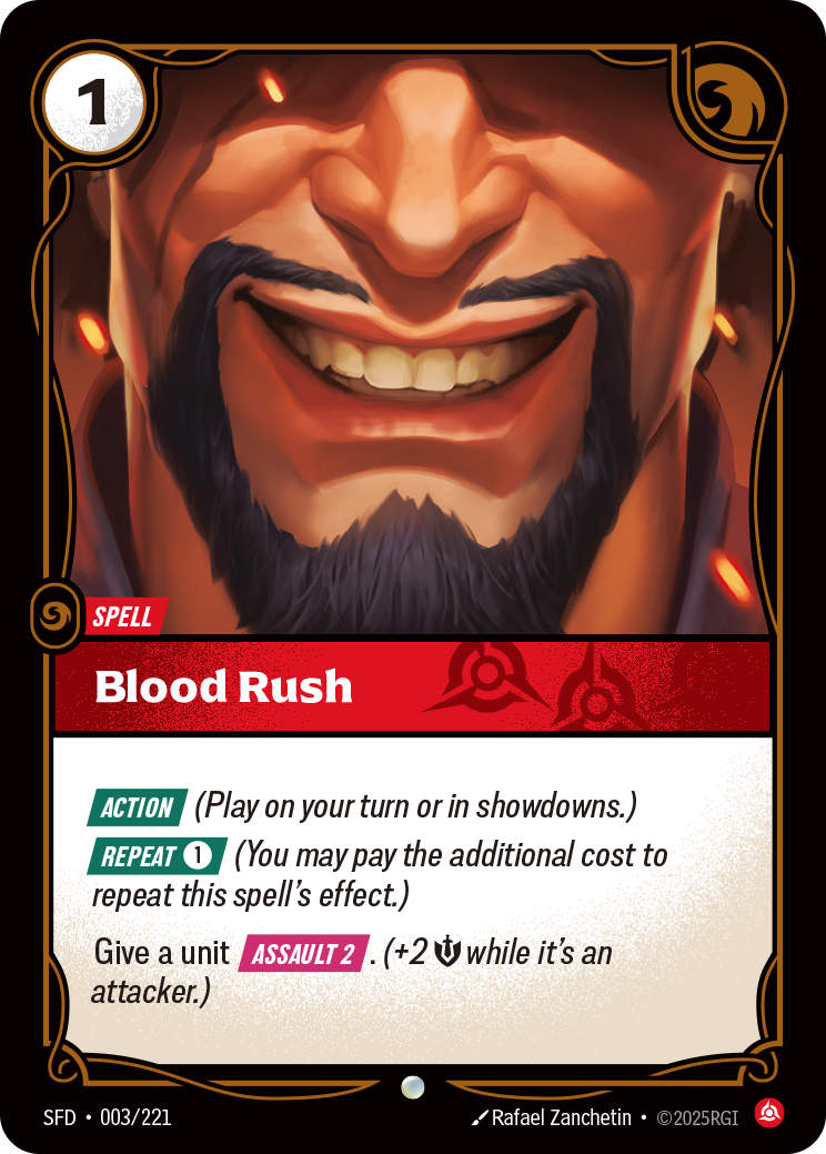 Blood Rush – SFD-003/221 – Common