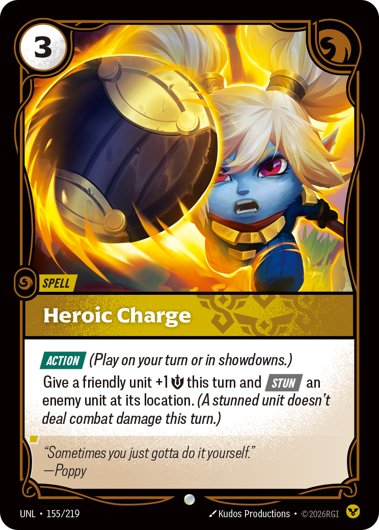 Heroic Charge – UNL-155/219 – Common