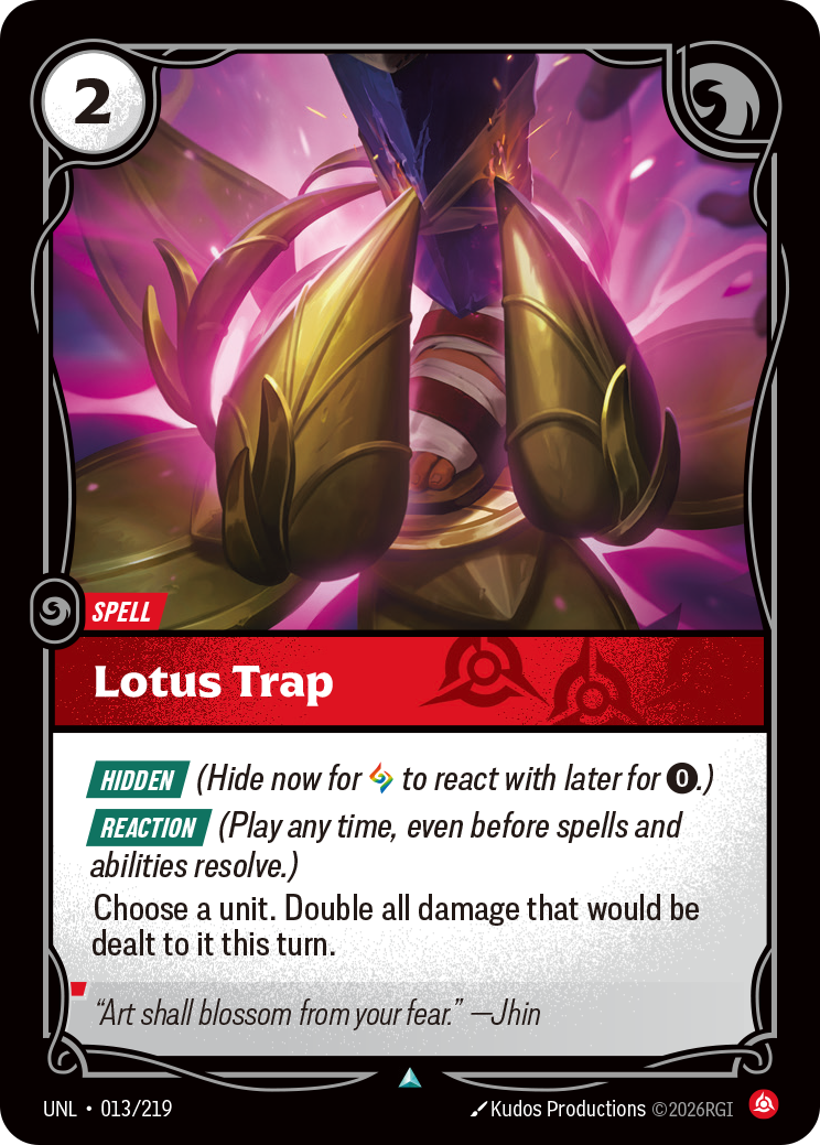 Lotus Trap – UNL-013/219 – Uncommon
