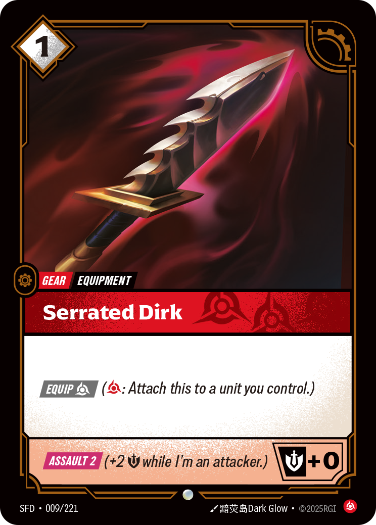 Serrated Dirk – SFD-009/221 – Common