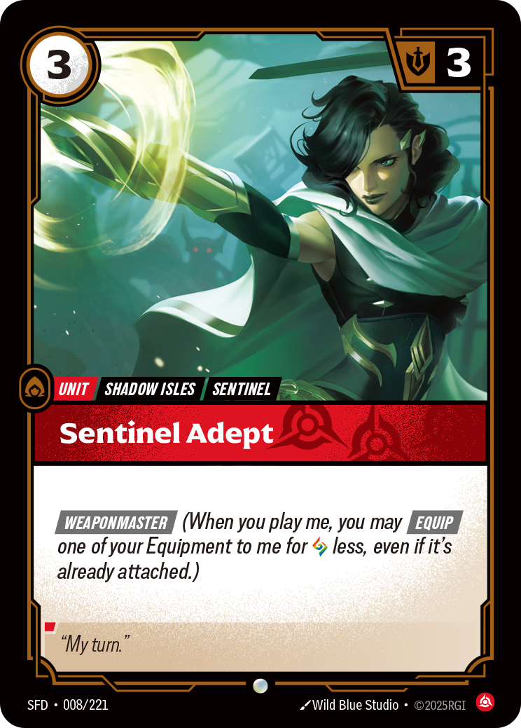 Sentinel Adept – SFD-008/221 – Common
