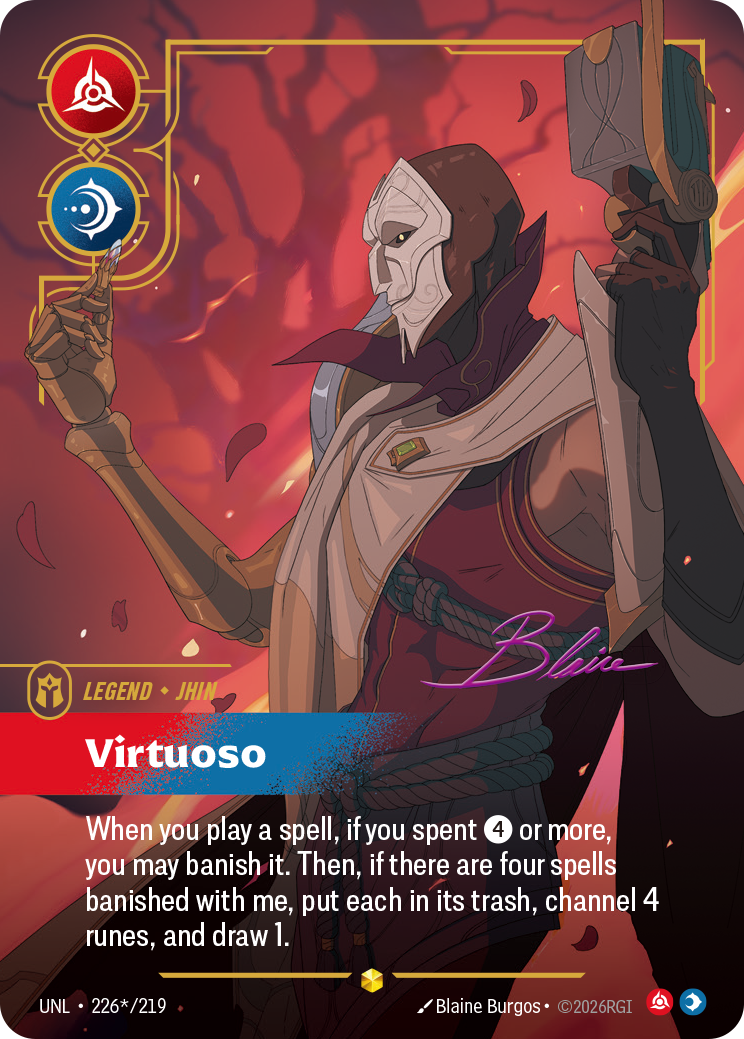 Virtuoso – UNL-226*/219 – OVN Signature