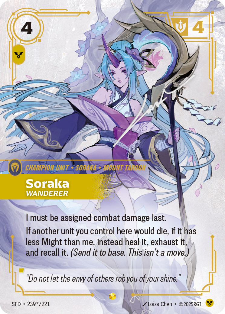 Soraka, Wanderer – SFD-239*/221 – OVN Signature