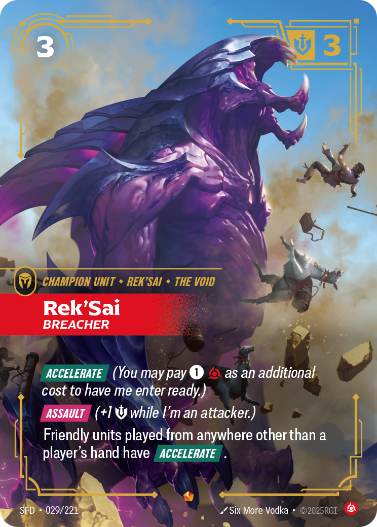 Rek'Sai, Breacher – SFD-029/221 – Epic
