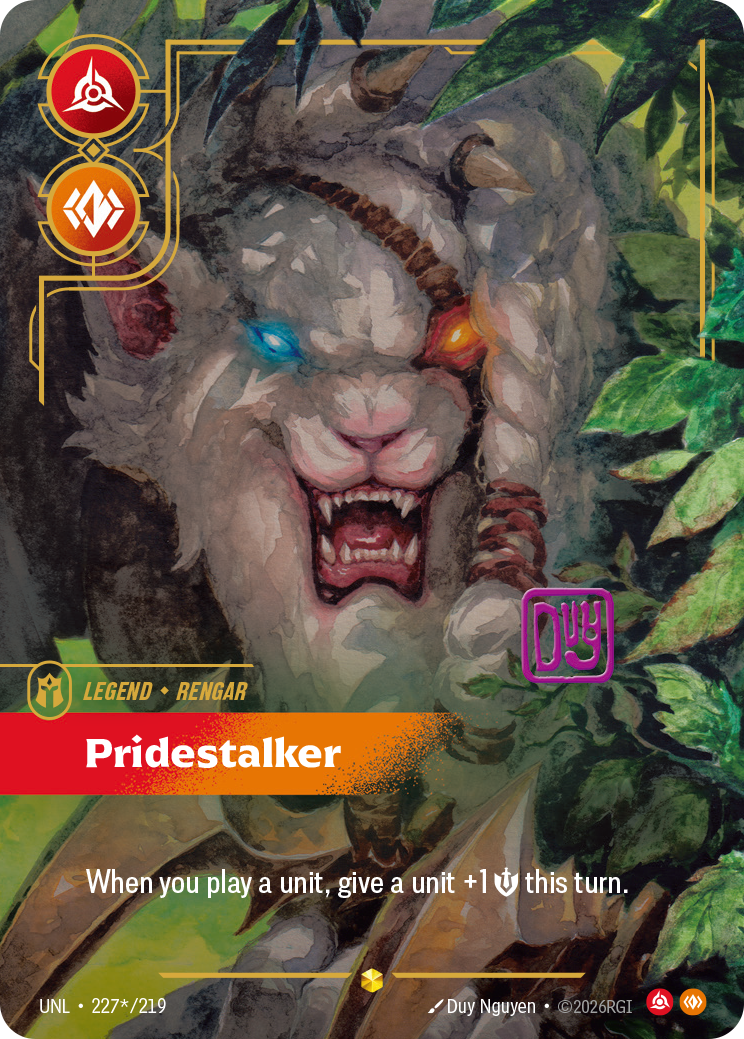 Pridestalker – UNL-227*/219 – OVN Signature