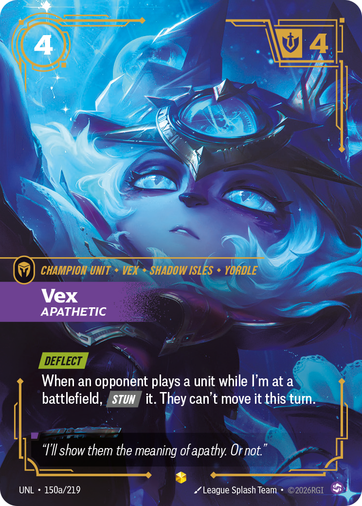 Vex, Apathetic – UNL-150a/219 – Epic