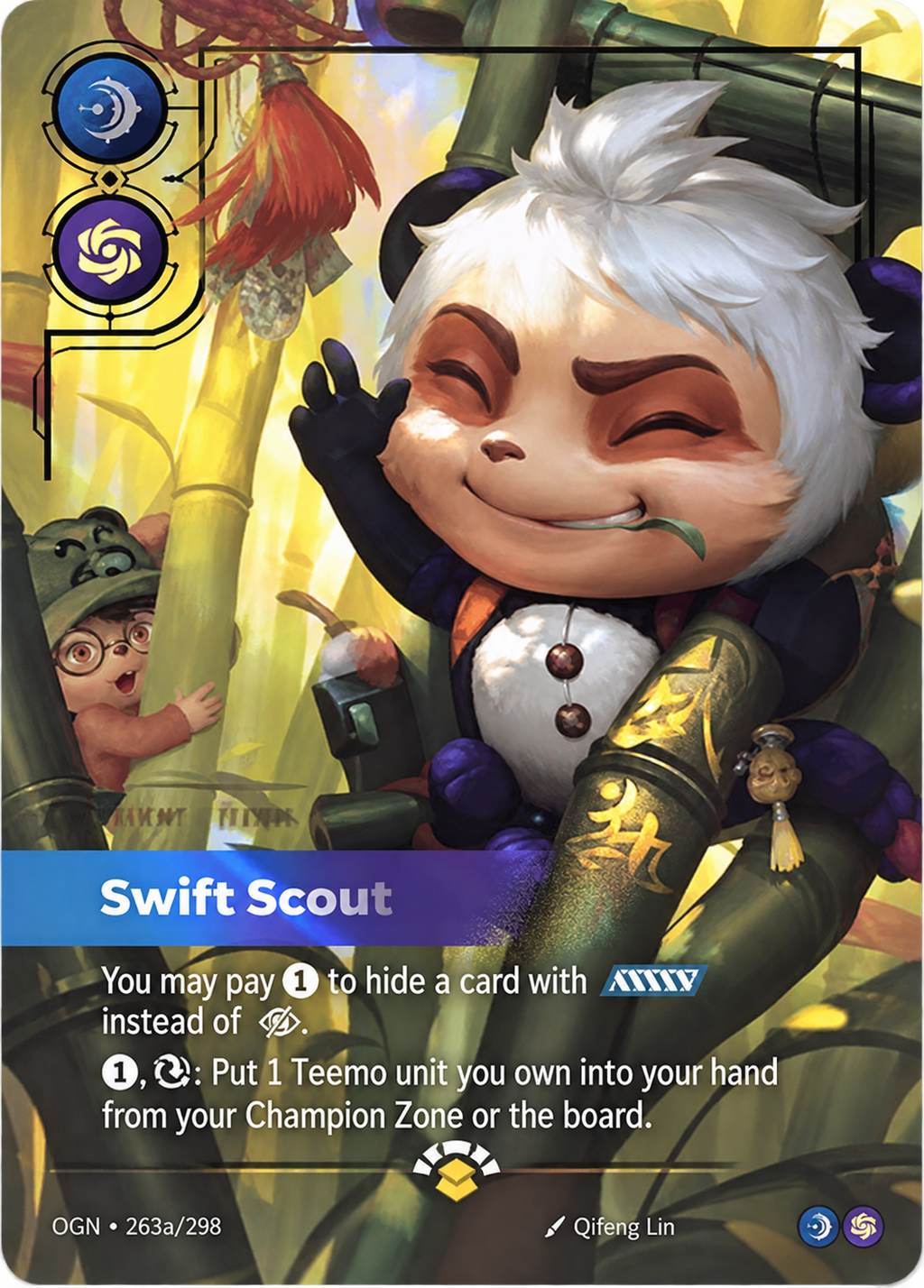 Teemo, Swift Scout – OGN-263a – Showcase Promo