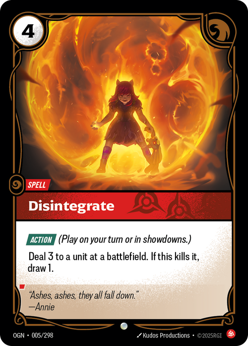 Disintegrate – OGN-005/298 – Common