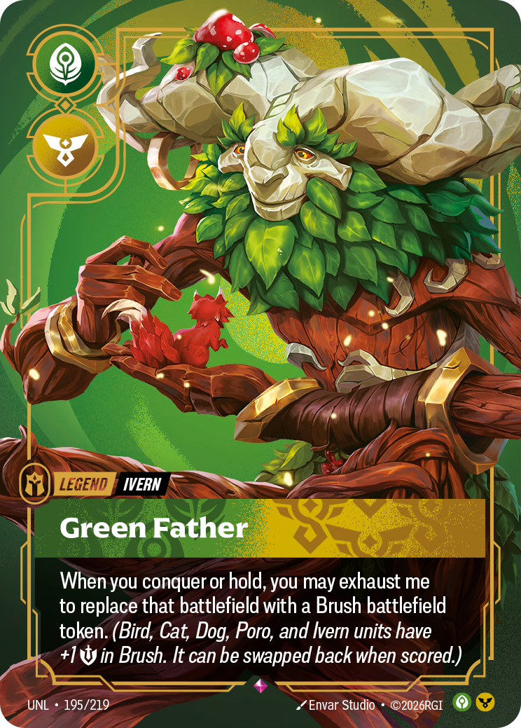 Green Father – UNL-195/219 – Rare