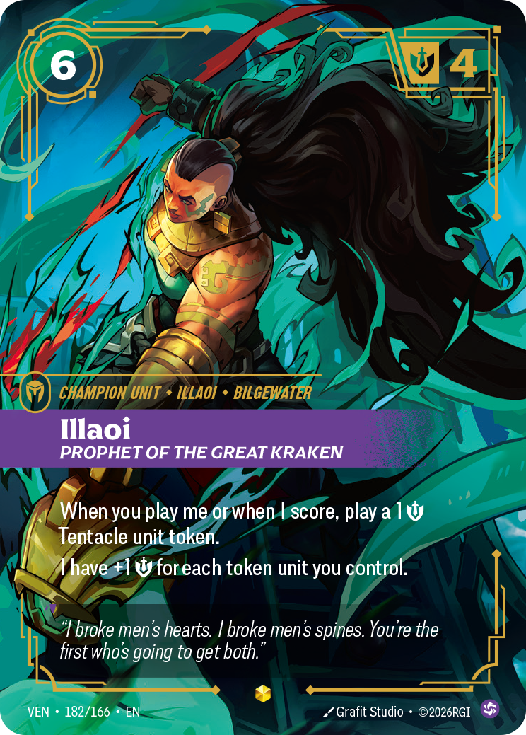 Illaoi, Prophet of the Great Kraken – VEN-182/166 – OVN