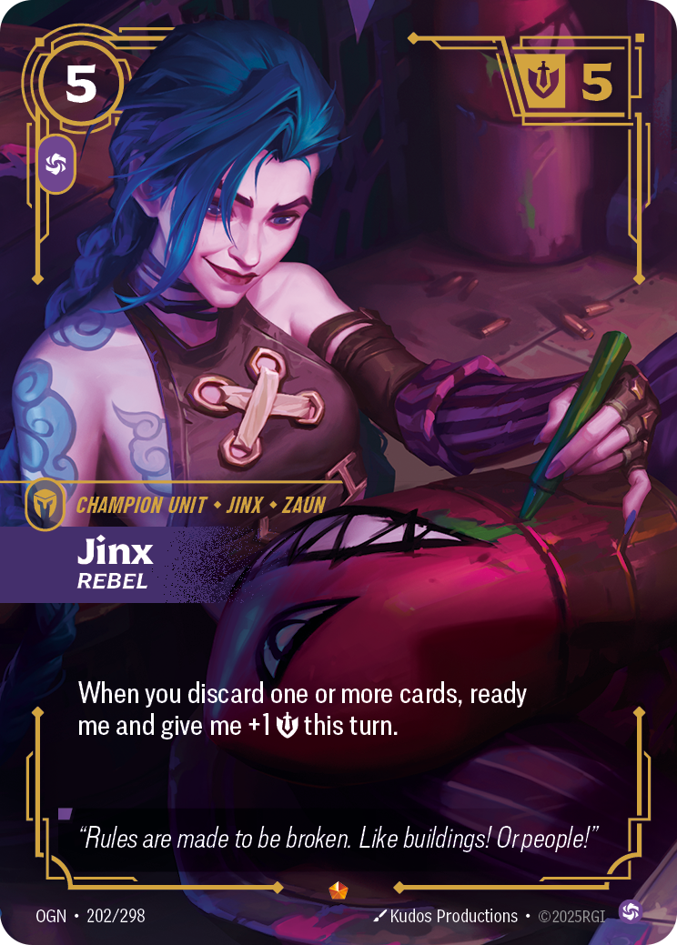 Jinx, Rebel – OGN-202/298 – Epic