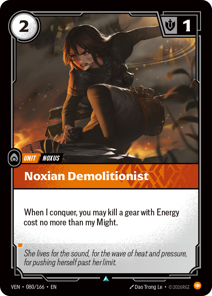 Noxian Demolitionist – VEN-080/166 – Uncommon