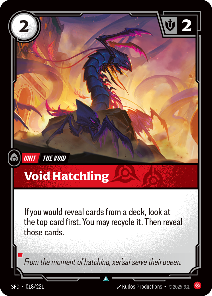 Void Hatchling – SFD-018/221 – Uncommon