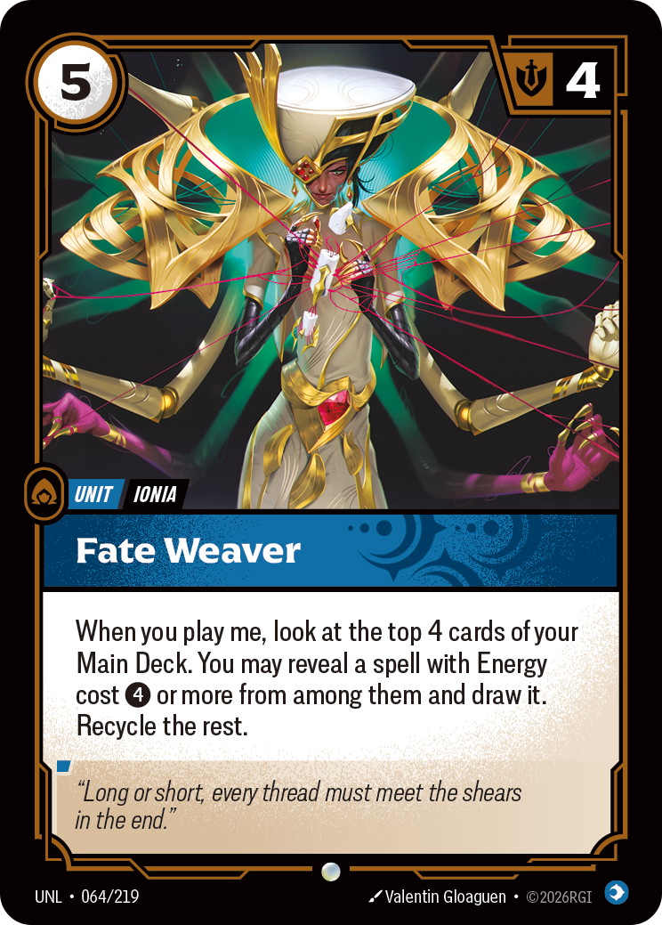 Fate Weaver – UNL-064/219 – Common