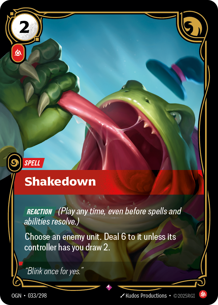 Shakedown – OGN-033/298 – Rare
