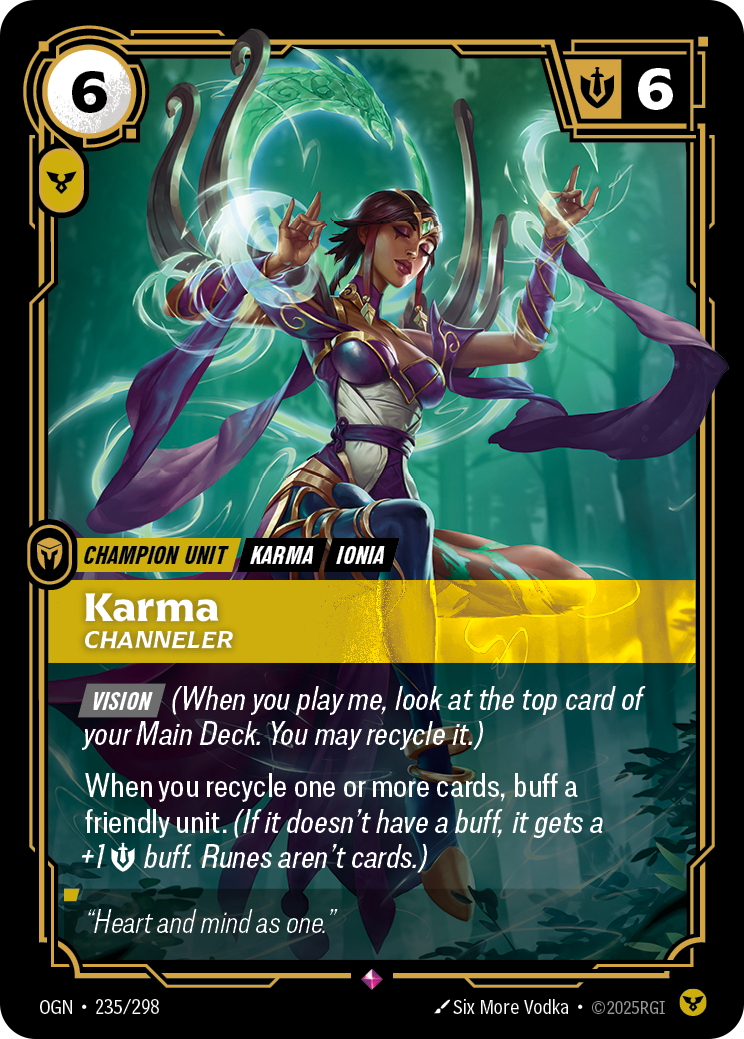 Karma, Channeler – OGN-235/298 – Rare