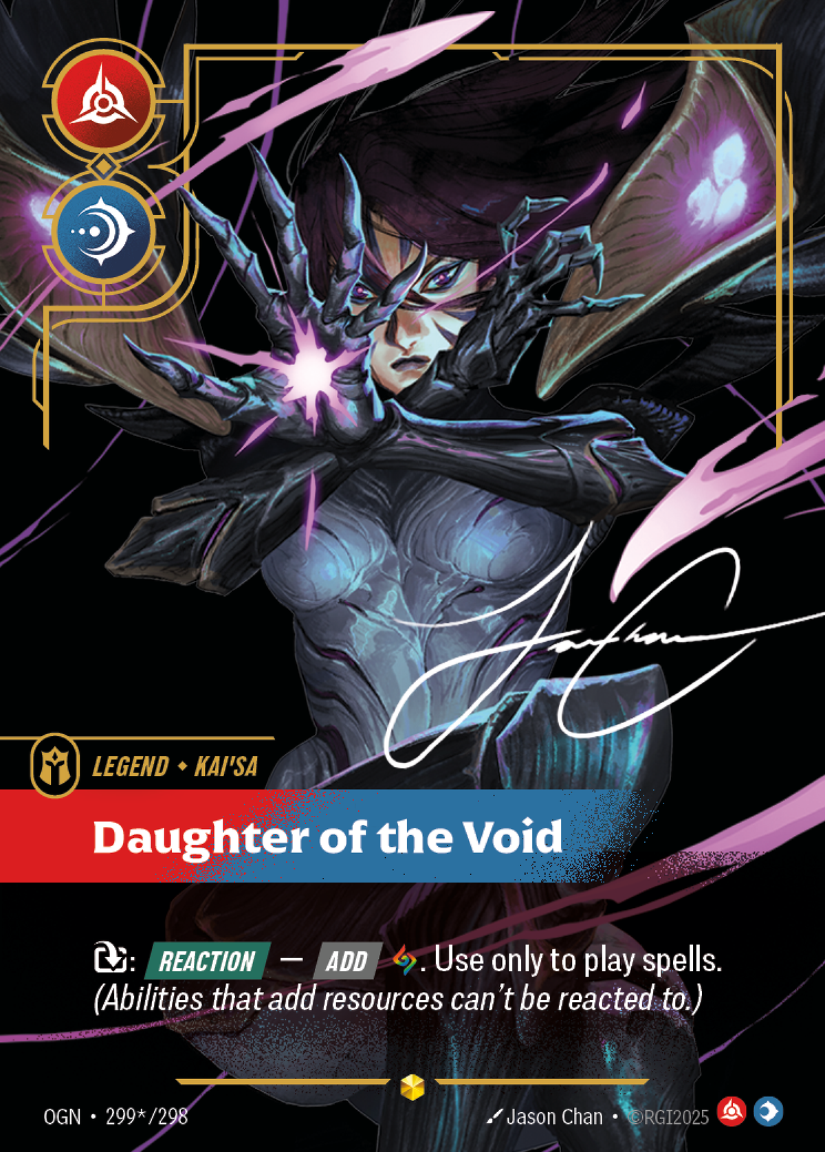 Daughter of the Void – OGN-299*/298 – OVN Signature