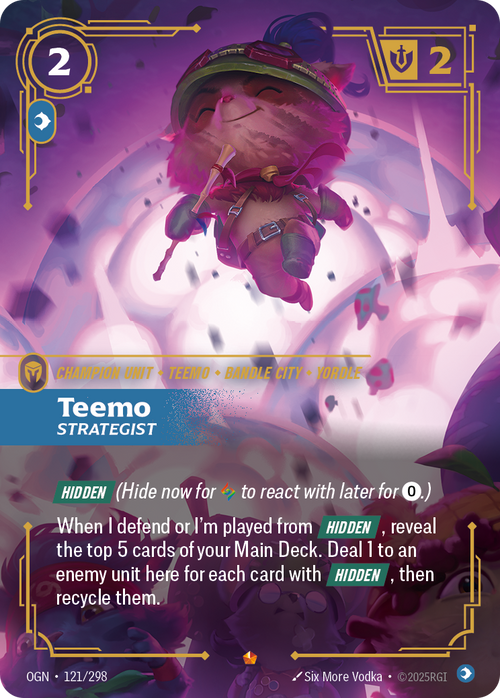 Teemo, Strategist – OGN-121/298 – Epic