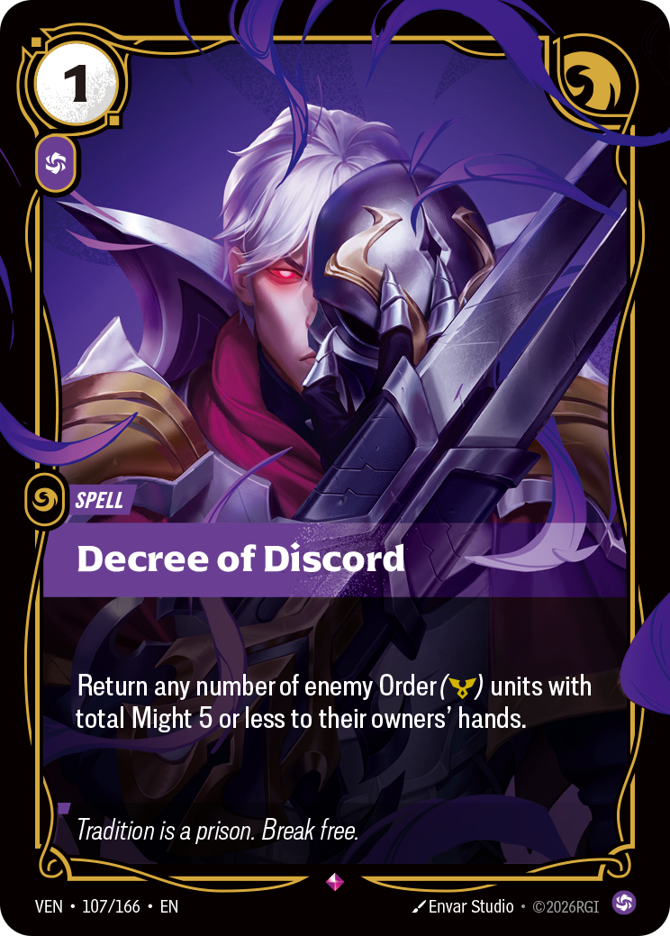 Decree of Discord – VEN-107/166 – Rare