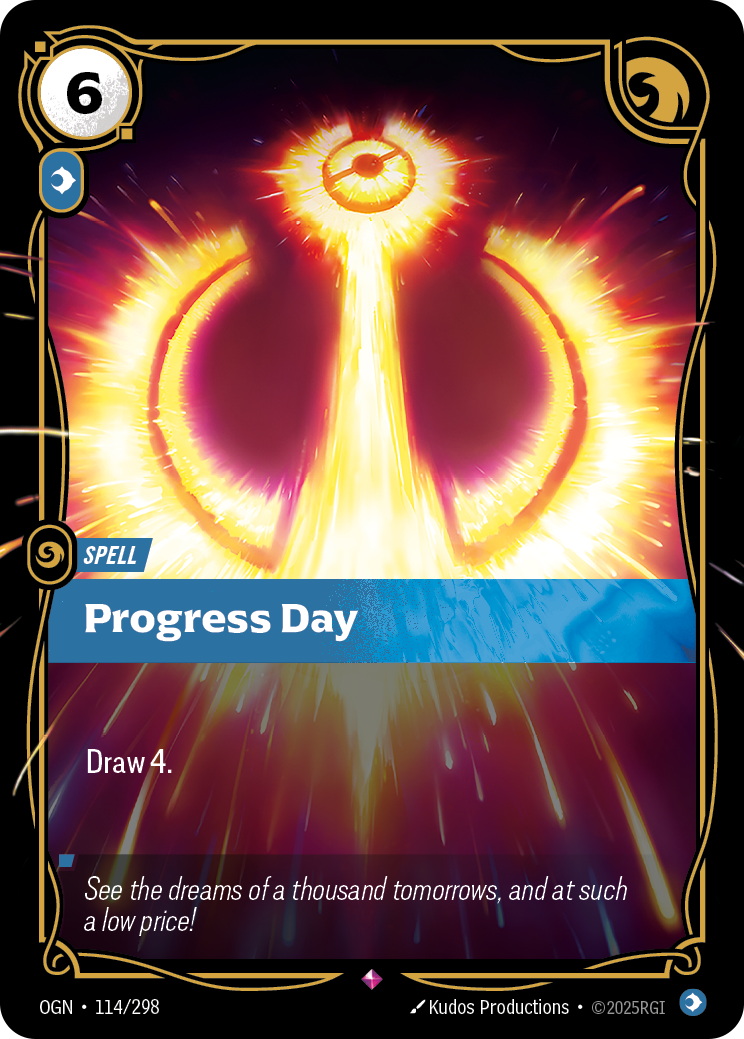 Progress Day – OGN-114/298 – Rare
