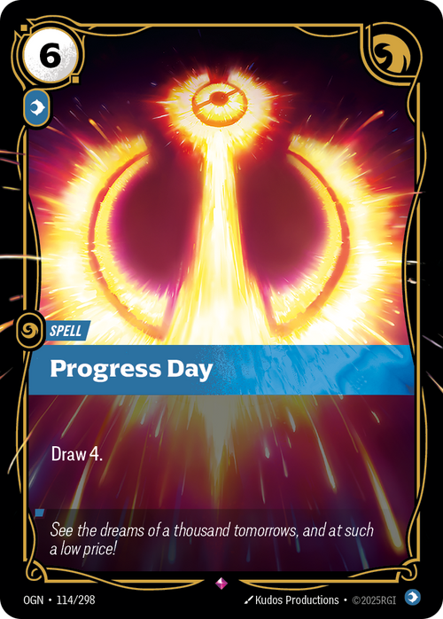 Progress Day – OGN-114/298 – Rare