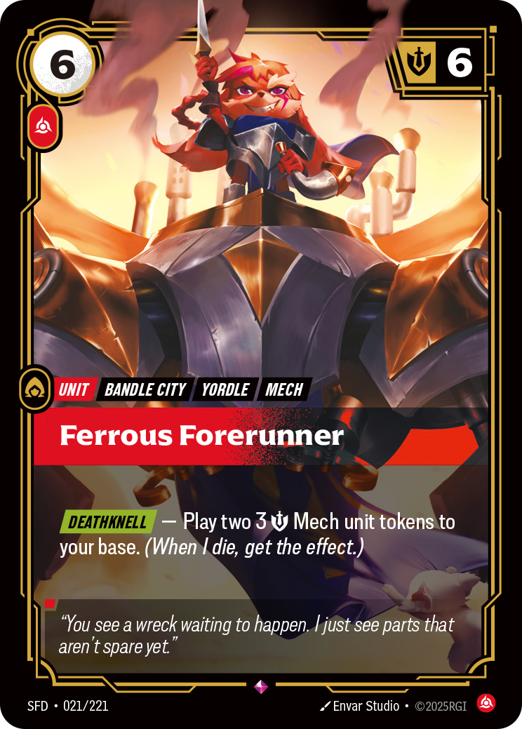 Ferrous Forerunner – SFD-021/221 – Rare