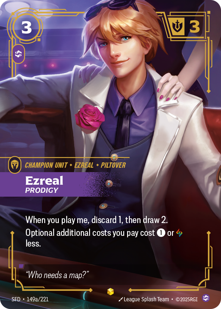 Ezreal, Prodigy – SFD-149a/221 – Showcase