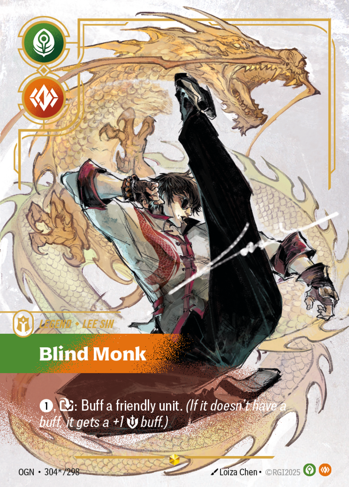 Blind Monk – OGN-304*/298 – OVN Signature