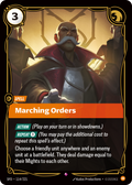 Marching Orders – SFD-114/221 – Rare