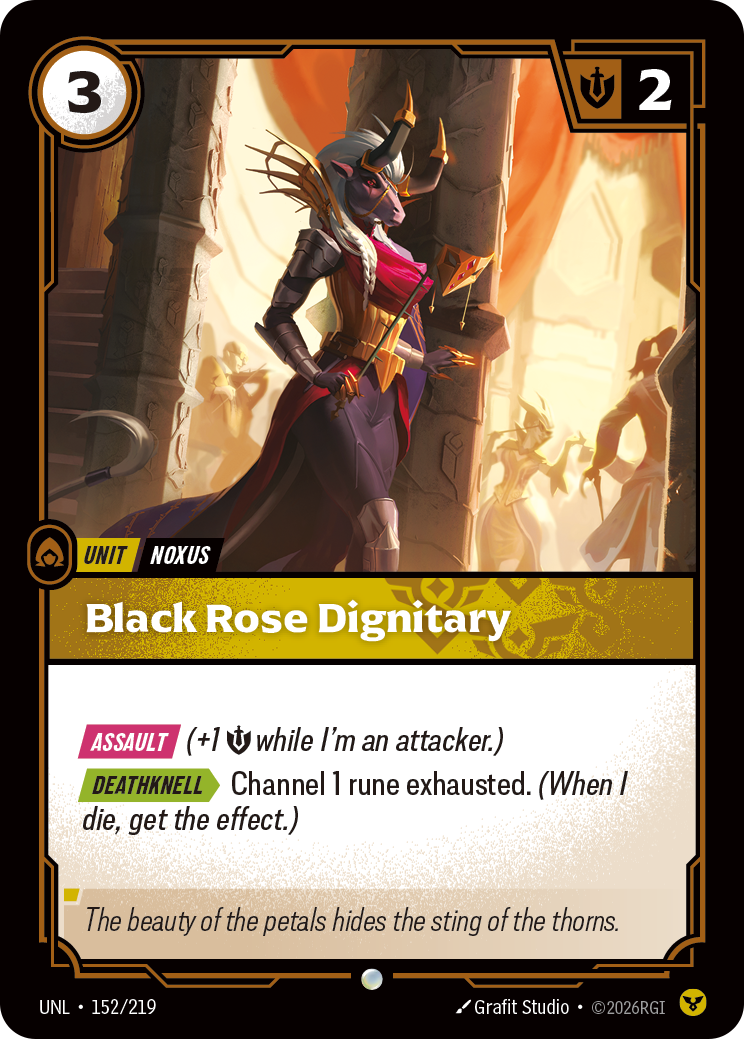 Black Rose Dignitary – UNL-152/219 – Common