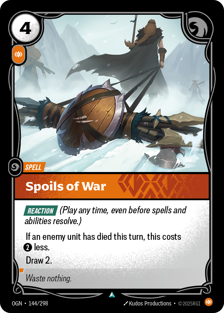 Spoils of War – OGN-144/298 – Uncommon
