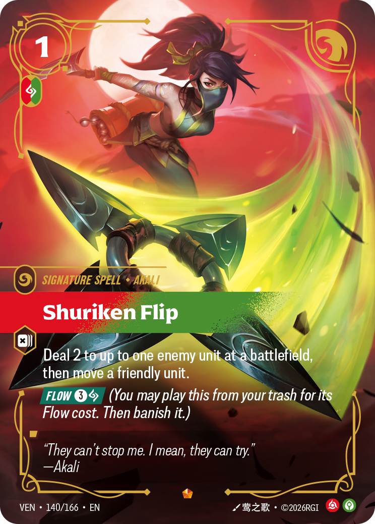 Shuriken Flip – VEN-140/166 – Epic