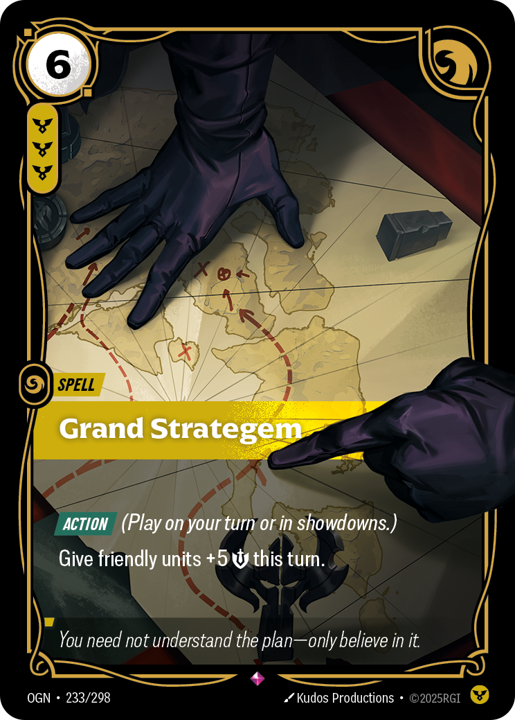 Grand Strategem – OGN-233/298 – Rare