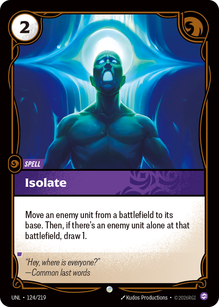 Isolate – UNL-124/219 – Common