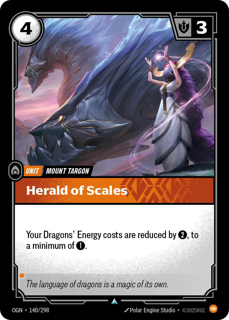 Herald of Scales – OGN-140/298 – Uncommon