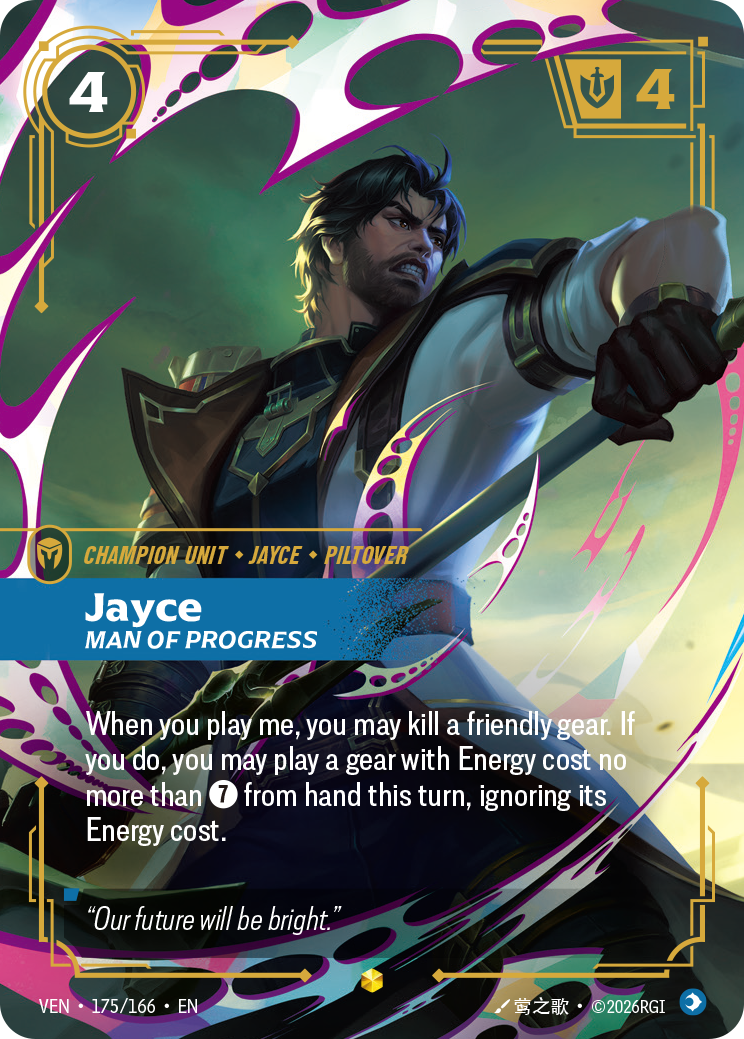 Jayce, Man of Progress – VEN-175/166 – OVN
