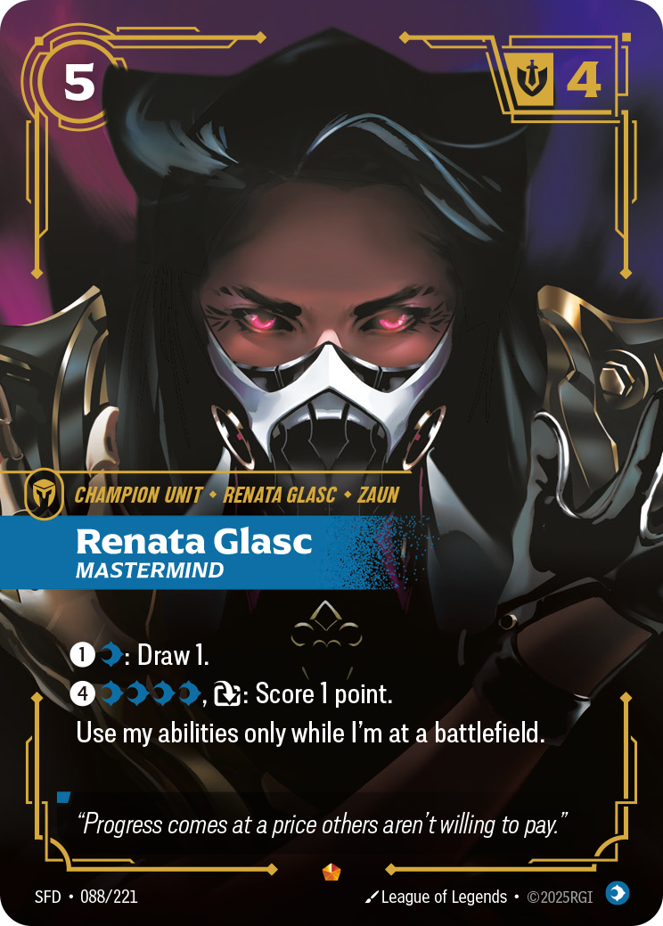 Renata Glasc, Mastermind – SFD-088/221 – Epic