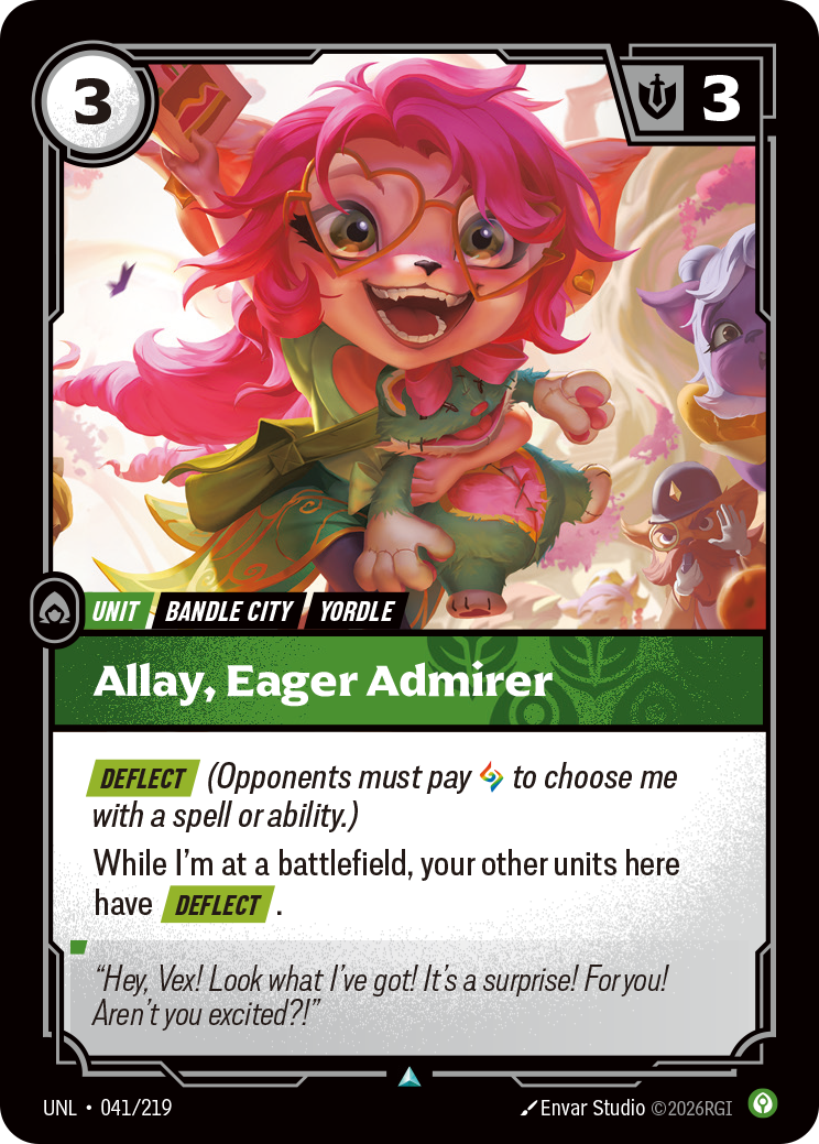 Allay, Eager Admirer – UNL-041/219 – Uncommon