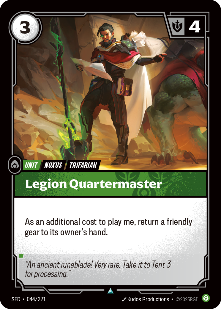 Legion Quartermaster – SFD-044/221 – Uncommon