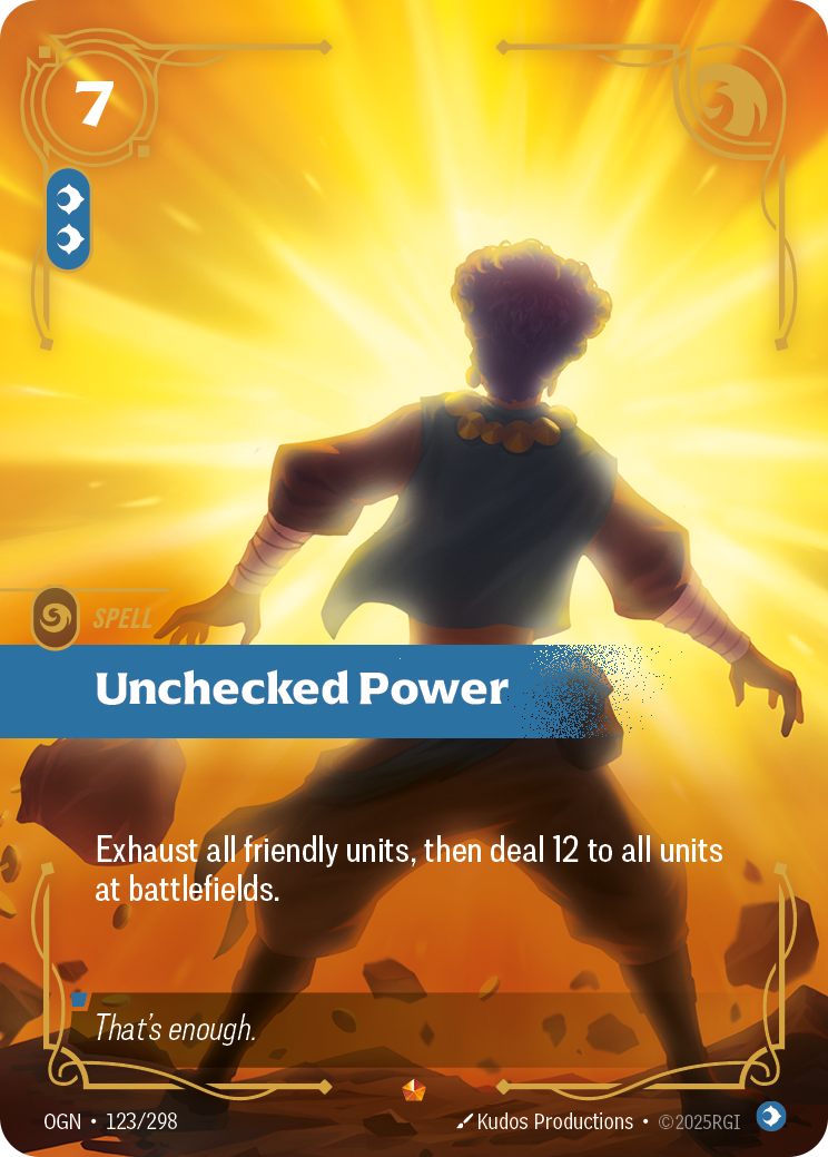 Unchecked Power – OGN-123/298 – Epic