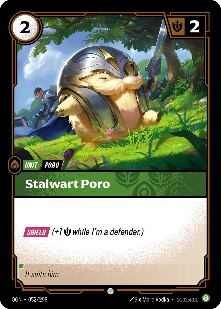 Stalwart Poro – OGN-052/298 – Common