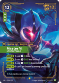 Master Yi, Unstoppable – UNL-059a/219 – Epic