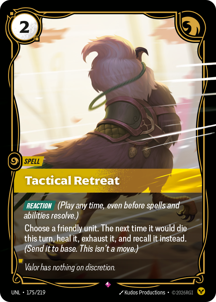 Tactical Retreat – UNL-175/219 – Rare
