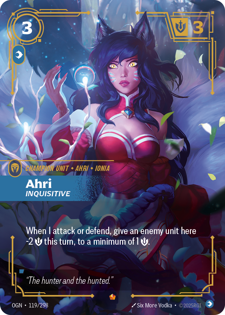 Ahri, Inquisitive – OGN-119/298 – Epic