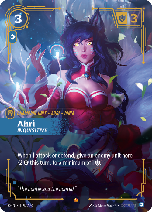 Ahri, Inquisitive – OGN-119/298 – Epic