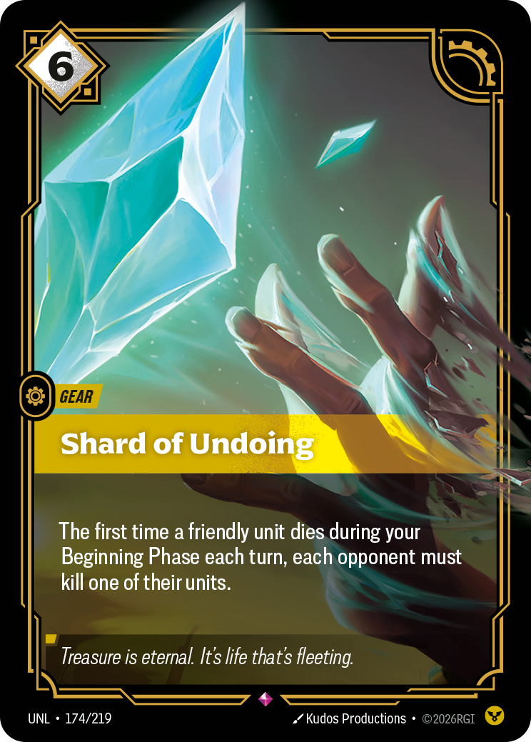 Shard of Undoing – UNL-174/219 – Rare