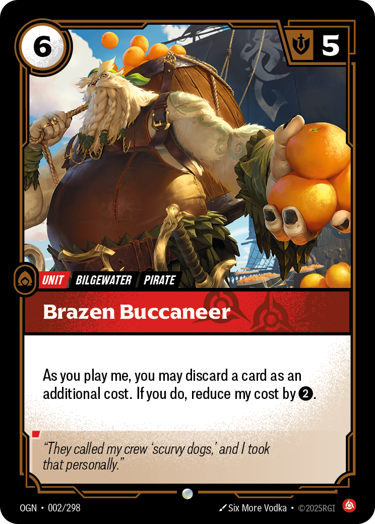 Brazen Buccaneer – OGN-002/298 – Common
