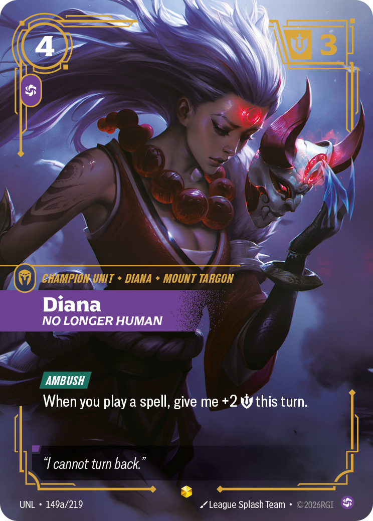 Diana, No Longer Human – UNL-149a/219 – Epic