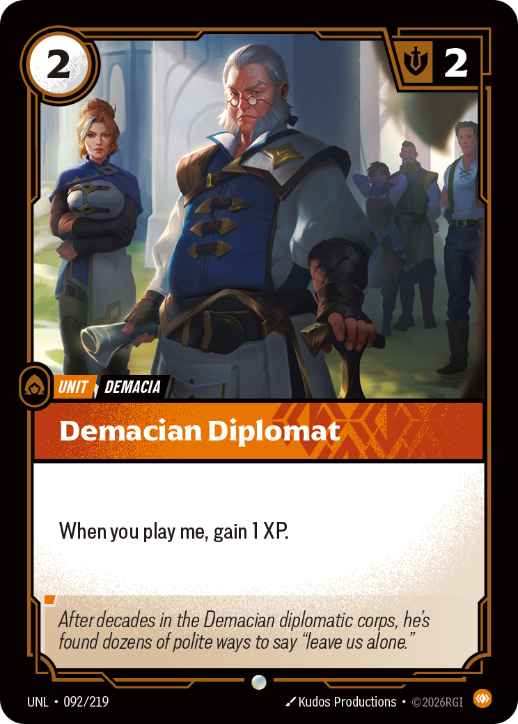 Demacian Diplomat – UNL-092/219 – Common