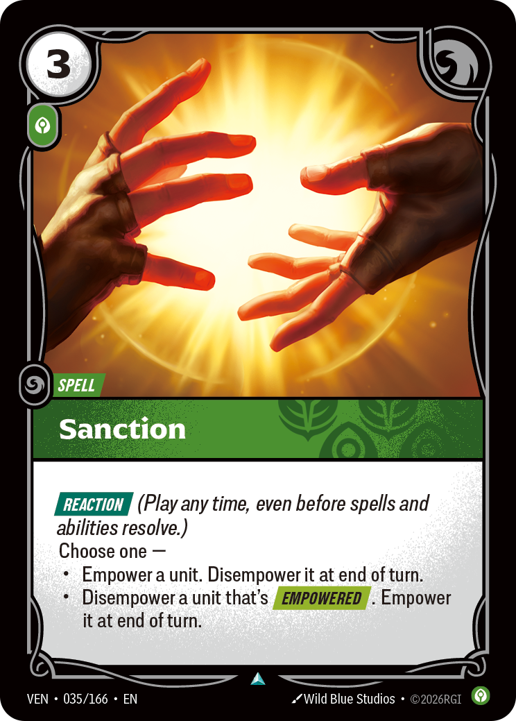 Sanction – VEN-035/166 – Uncommon